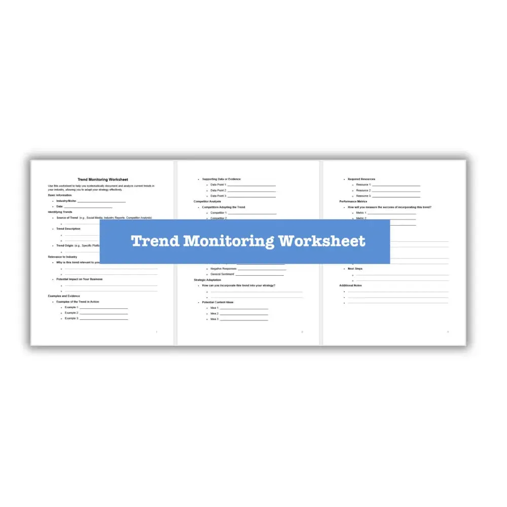 Pinpoint Your Perfect Audience Guide   Templates