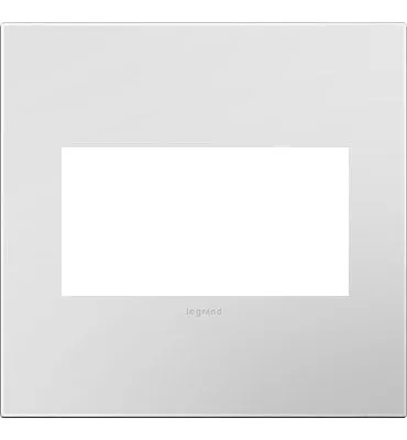 Powder White, 2-Gang Wall Plate
