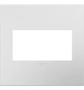 Powder White, 2-Gang Wall Plate