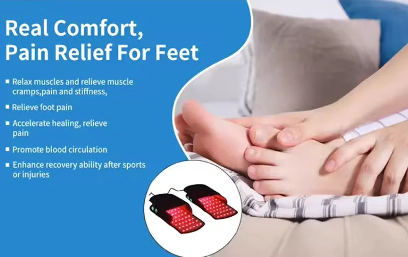 Red Light Therapy Slippers for Foot Pain | Physiotherapist-Approved - MedSupportCare