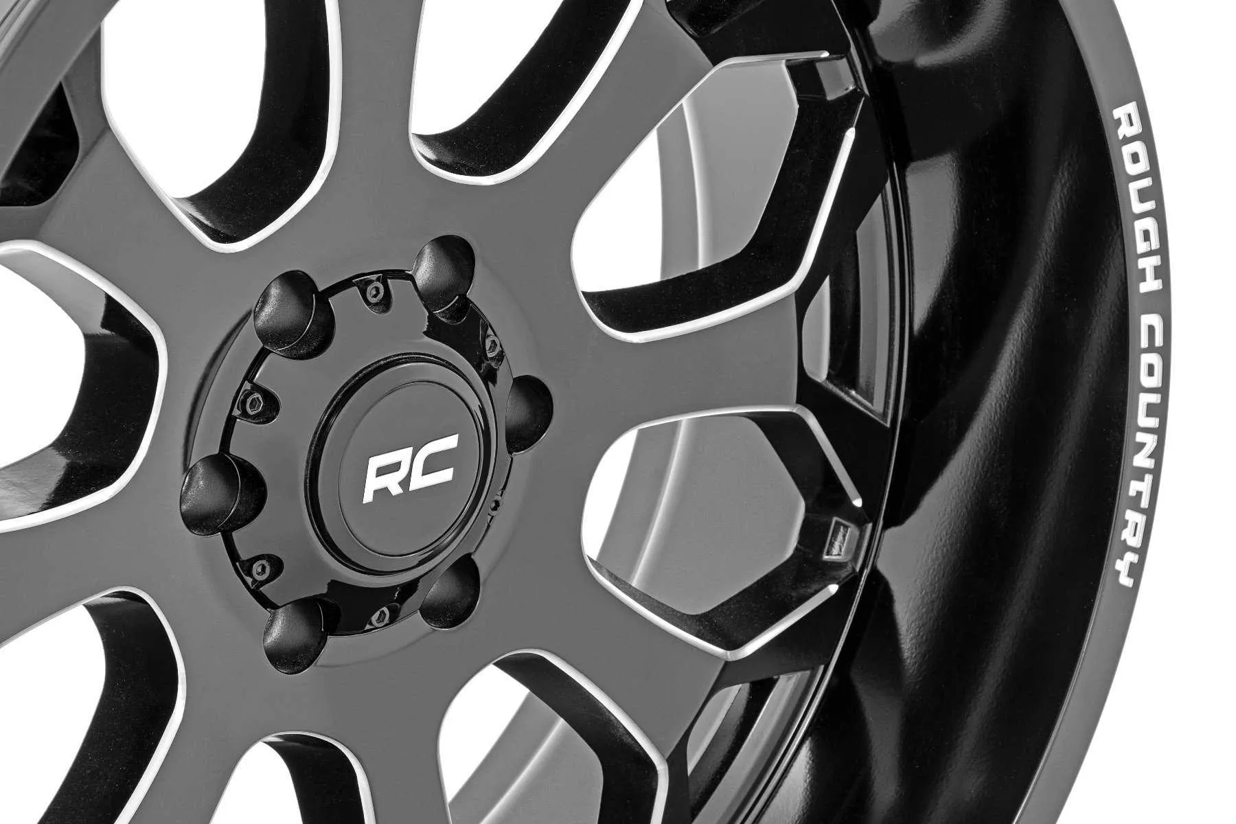 Rough Country 35X12.50R20 Tires & Rough Country 96 Series Wheel Package | 2022-2025 Toyota Tundra