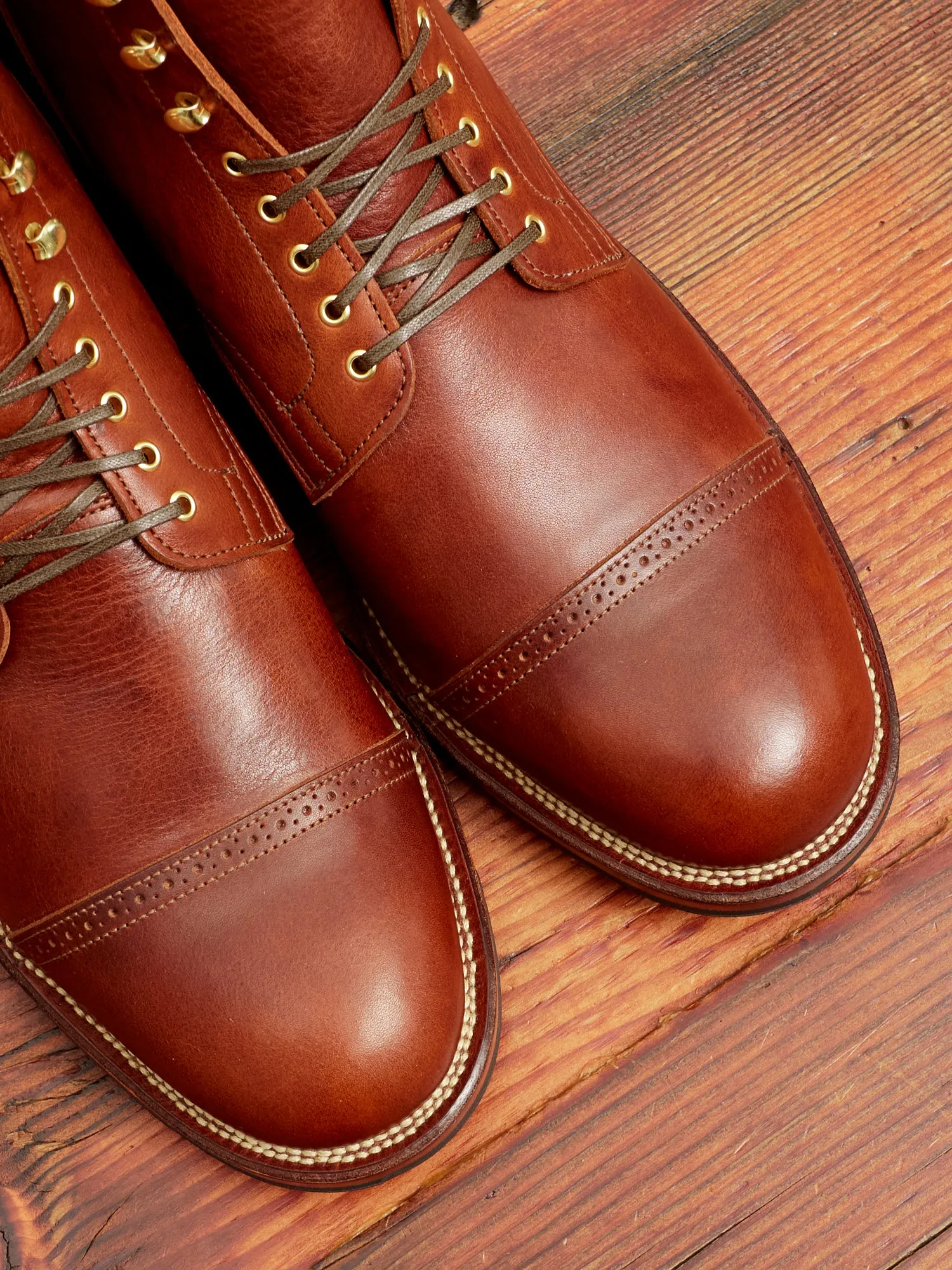 Service Boot 2030 Dainite in Whiskey Regency Calf
