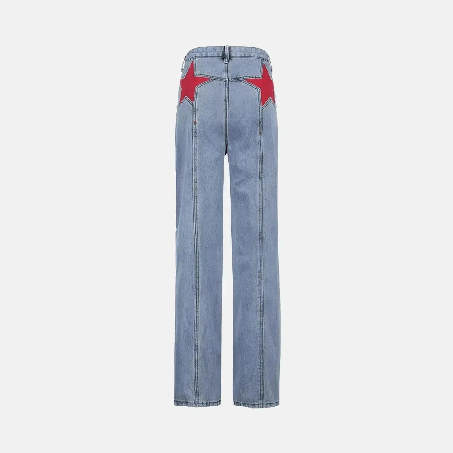 Sivara – Playful design – Red star jeans