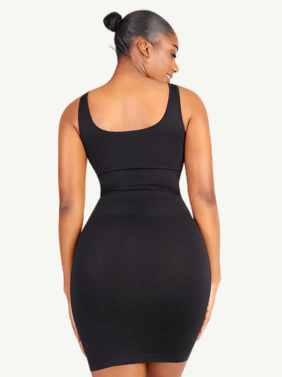 Snatched Square Neck Dress