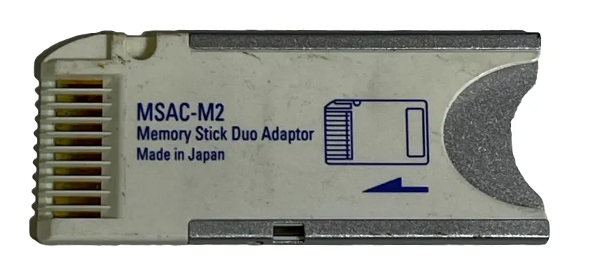 Sony MSAC-M2 PSP Memory Stick Pro Duo Adapter Card Camera Cybershot (Preowned)