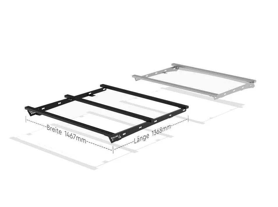 SpaceRack Basic Rear Roof Rack System for Ford Transit Custom V710 & Ford Tourneo 2023 