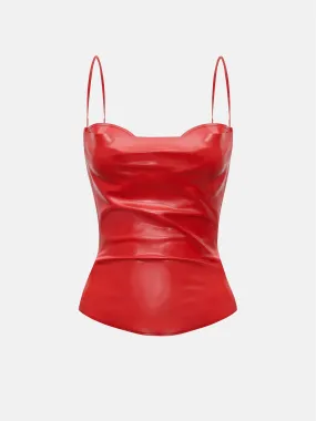 Tart Latex Top Red