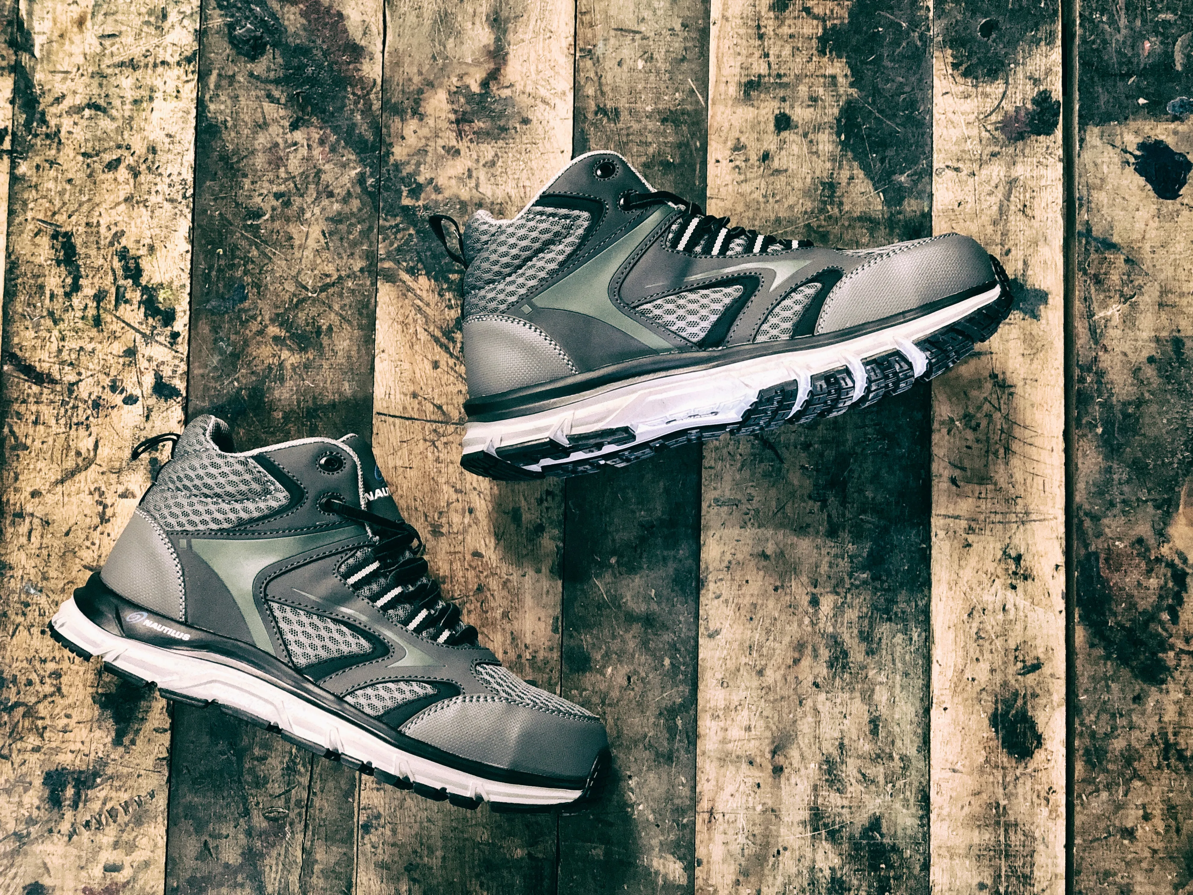 Tempest Grey Alloy Toe EH WP Mid-Athletic Work Shoe
