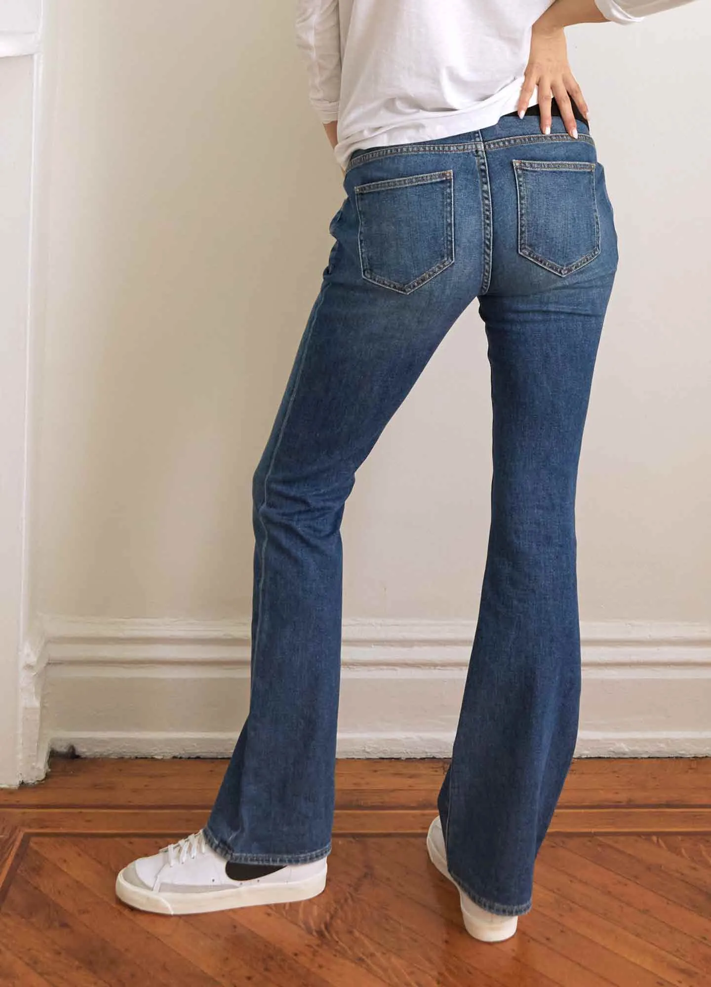 The Over The Bump Maternity Flare Jean