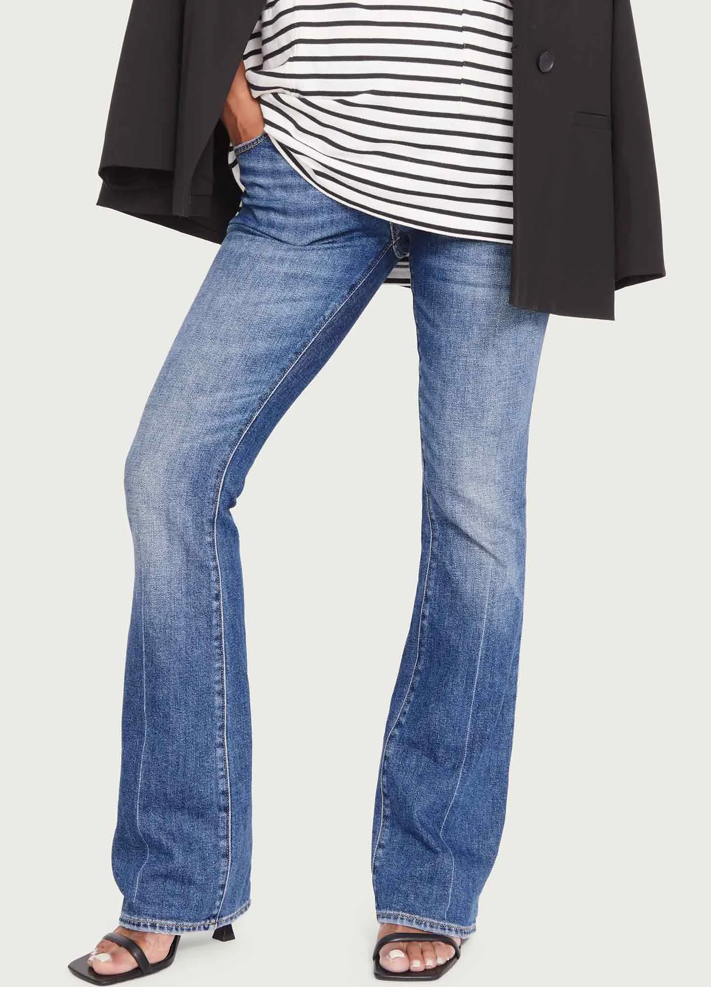 The Over The Bump Maternity Flare Jean
