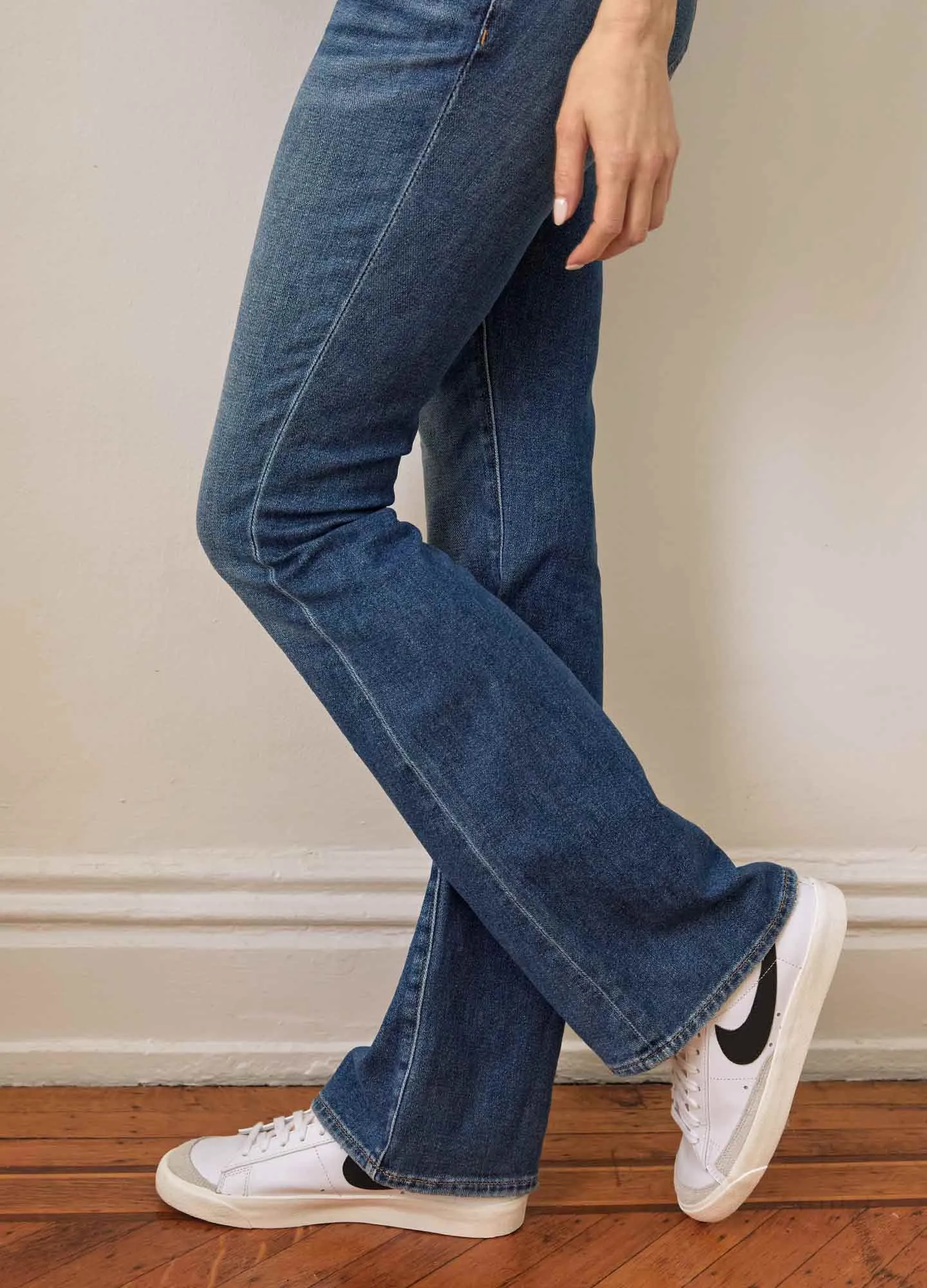 The Over The Bump Maternity Flare Jean