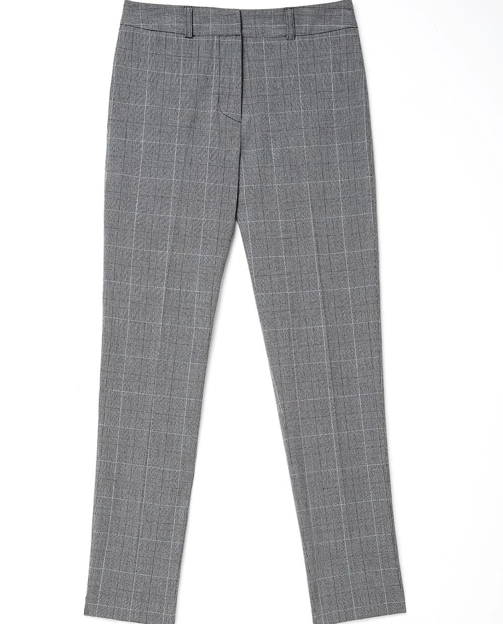 The Pencil Pant – Grey Plaid