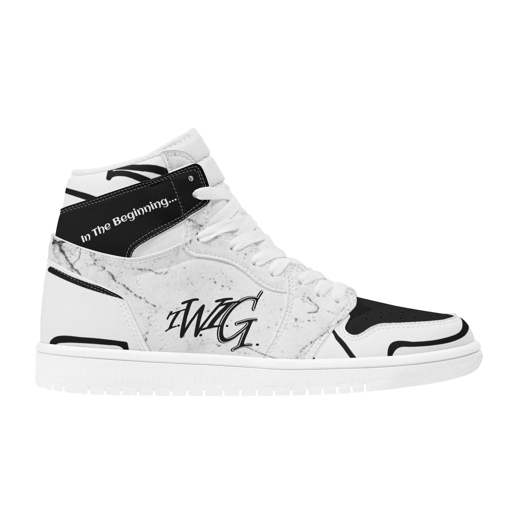 T.W.I.G. - John 1:1 Men's High Top Sneakers