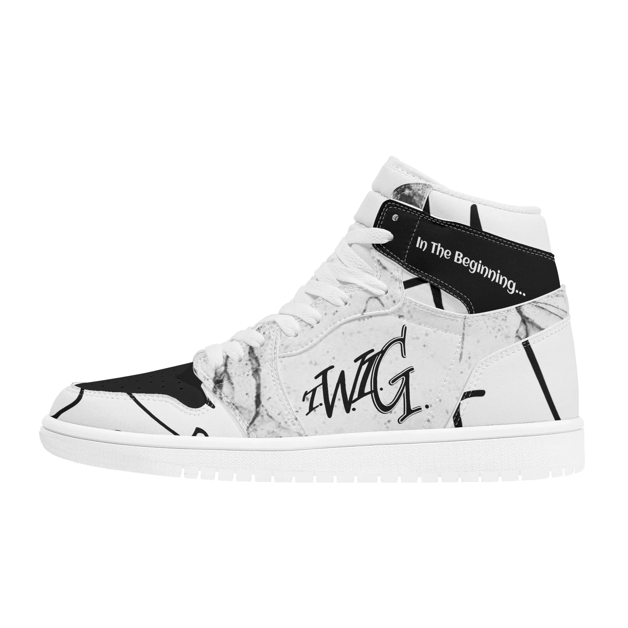 T.W.I.G. - John 1:1 Men's High Top Sneakers