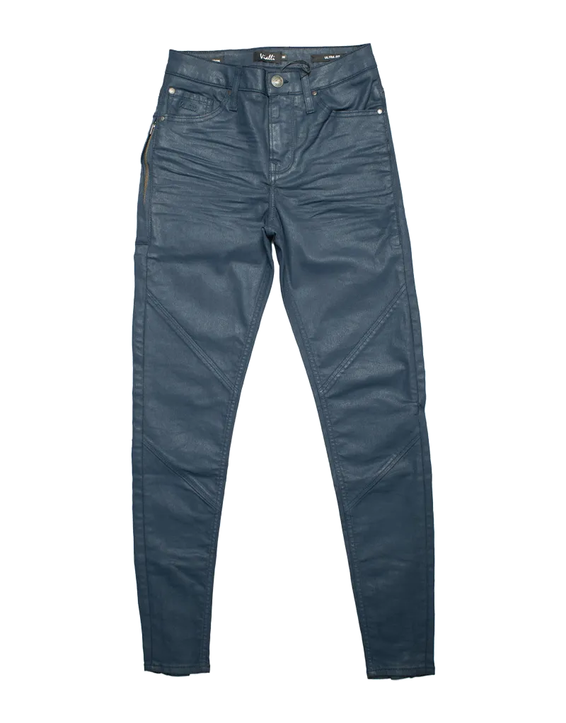 Vialli Johnny Ultra Fit Wax Skinny Jean Blue