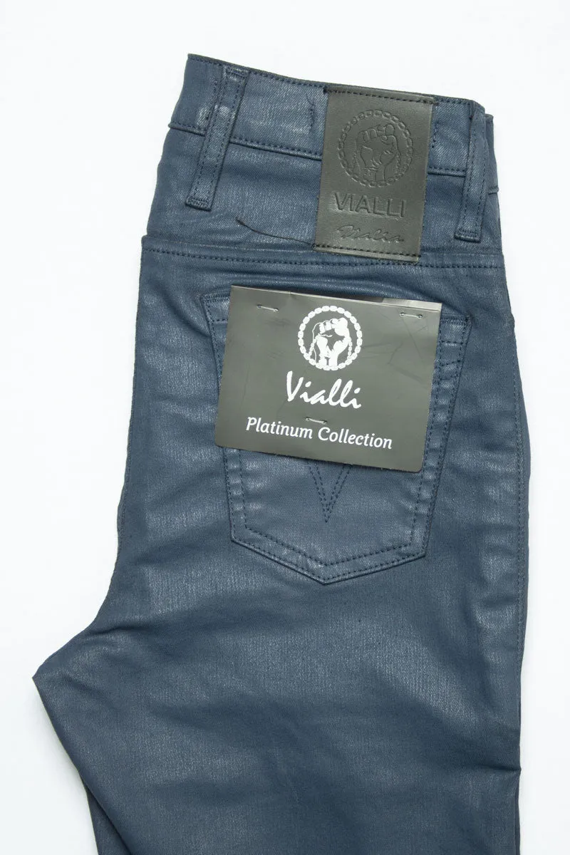 Vialli Johnny Ultra Fit Wax Skinny Jean Blue