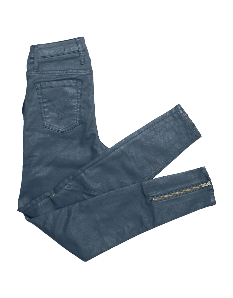 Vialli Johnny Ultra Fit Wax Skinny Jean Blue