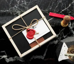 Wax Sealed Wooden Gift Box - Small