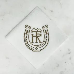 White Corporate Linen-Like Napkins