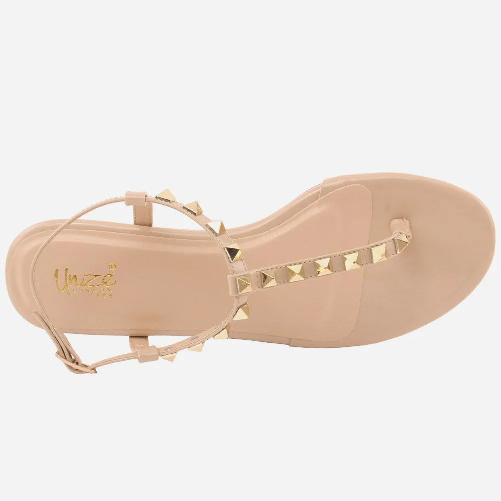 Women "KITTY" Ankle Fastening Light Weight Rubber Sole Sandals
