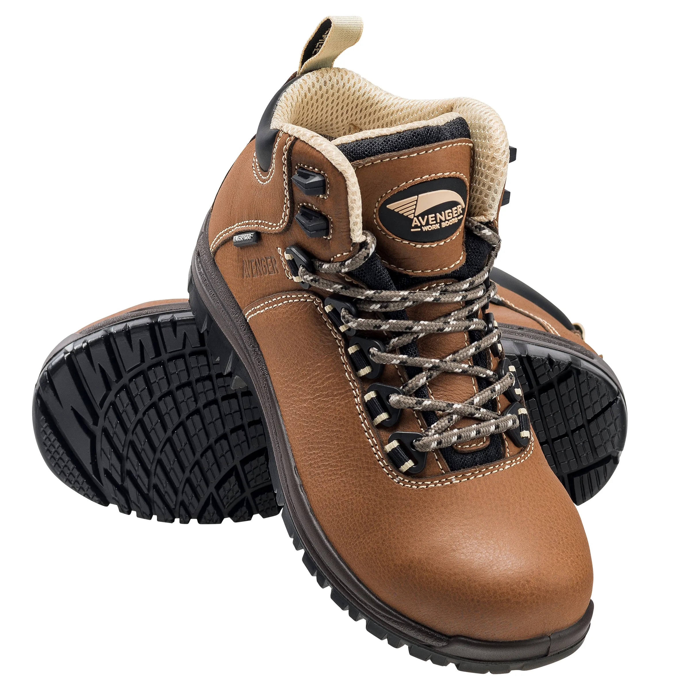 Women's Breaker Brown Composite Toe EH PR WP 6" Work Boot