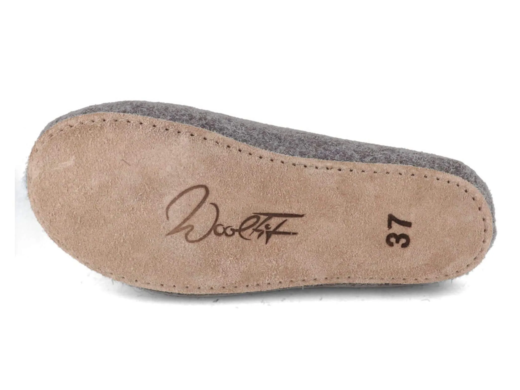 WoolFit Ballerina | Felt Slippers with Insoles & Leather Sole