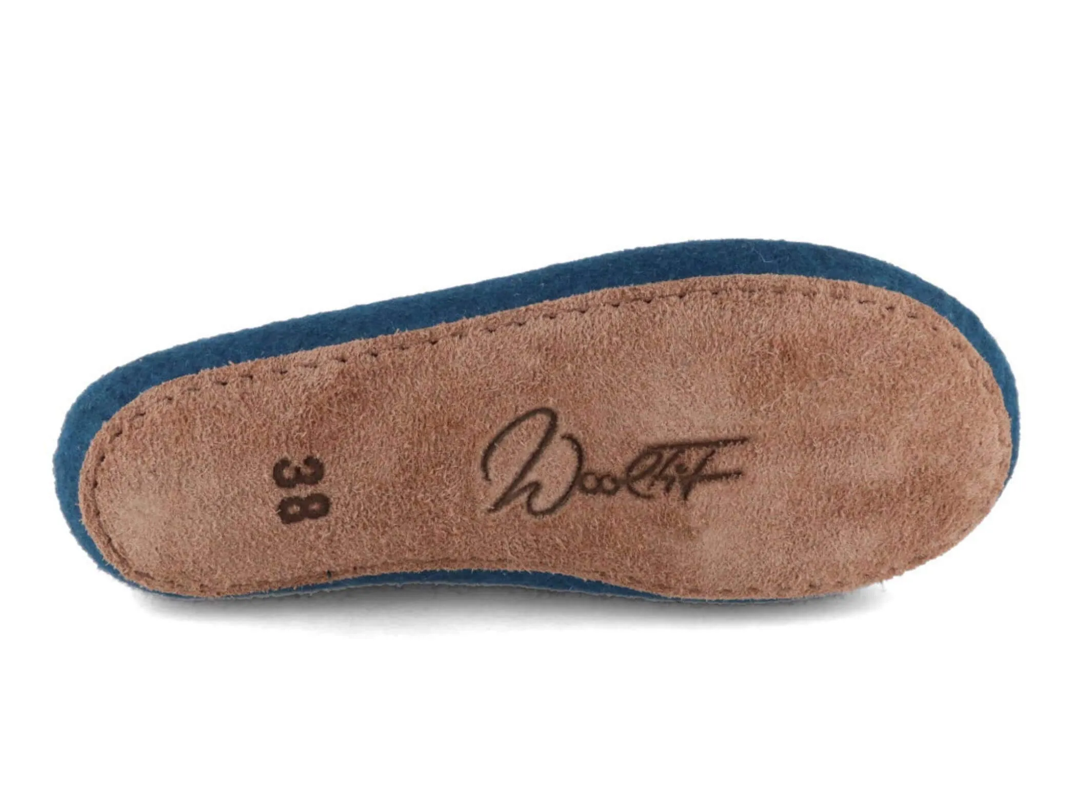 WoolFit Ballerina | Felt Slippers with Insoles & Leather Sole