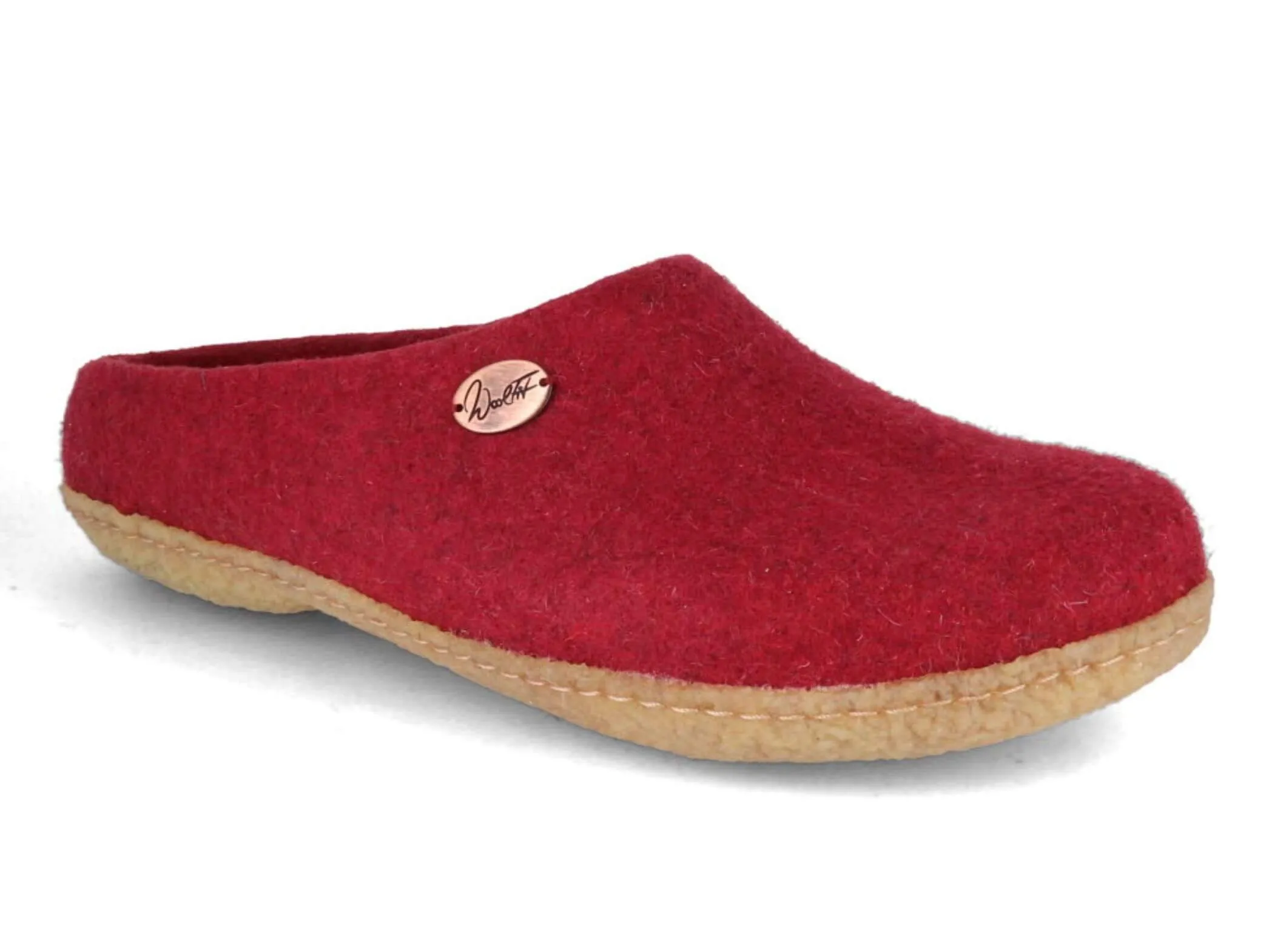 WoolFit Classic | Felt Slippers with Insoles & Rubber Sole