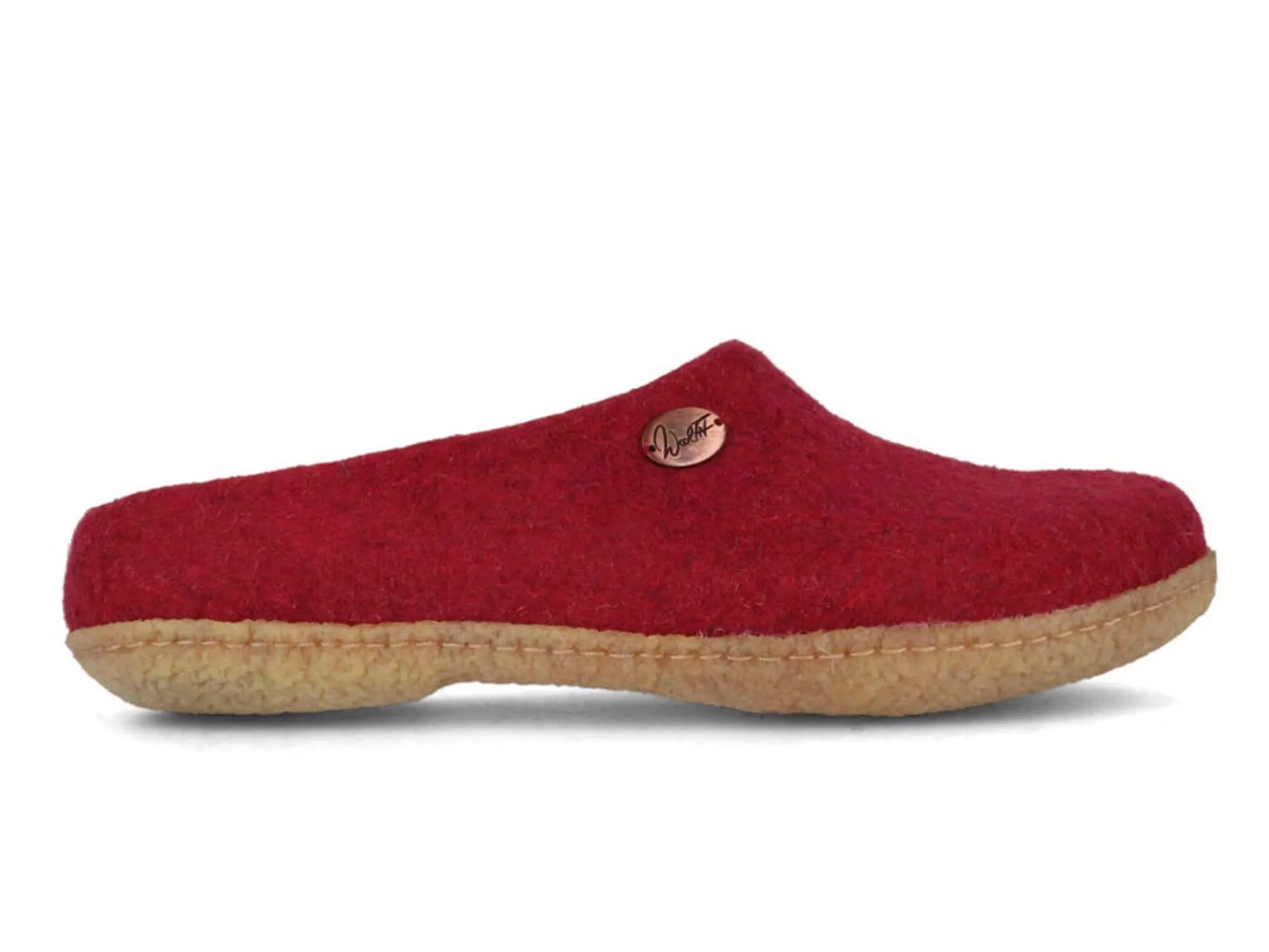 WoolFit Classic | Felt Slippers with Insoles & Rubber Sole