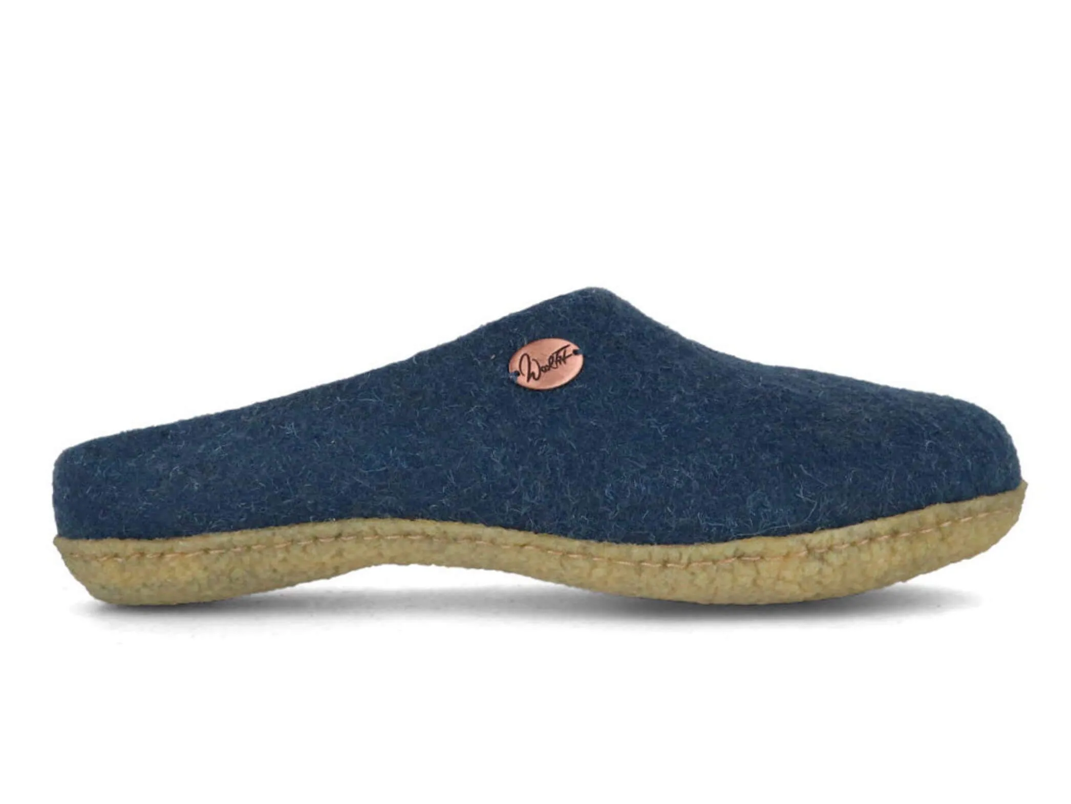WoolFit Classic | Felt Slippers with Insoles & Rubber Sole