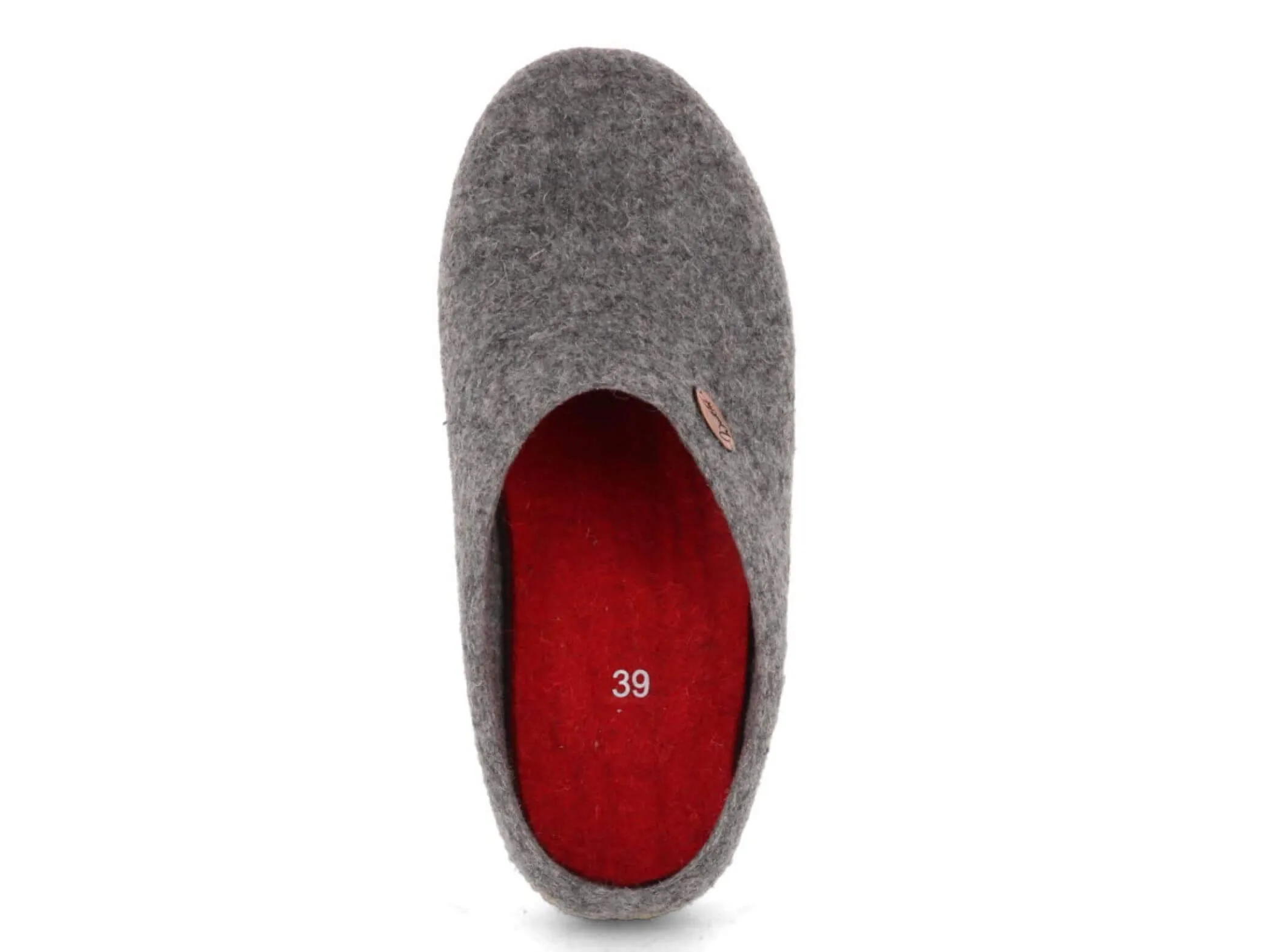 WoolFit Classic | Felt Slippers with Insoles & Rubber Sole
