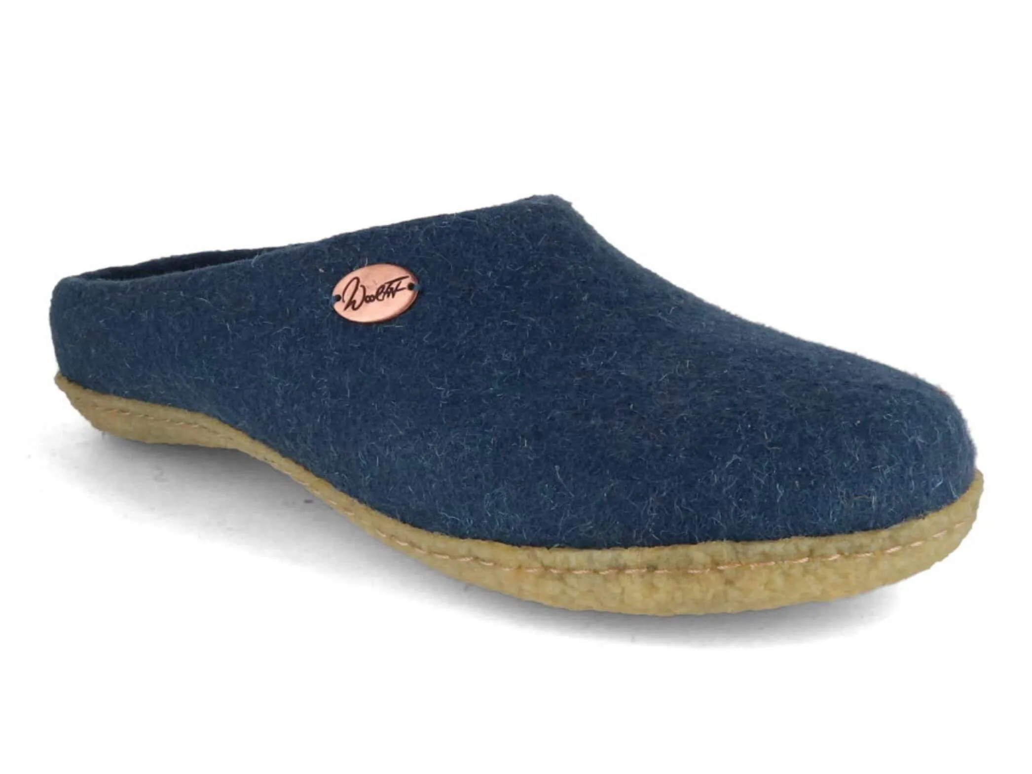 WoolFit Classic | Felt Slippers with Insoles & Rubber Sole