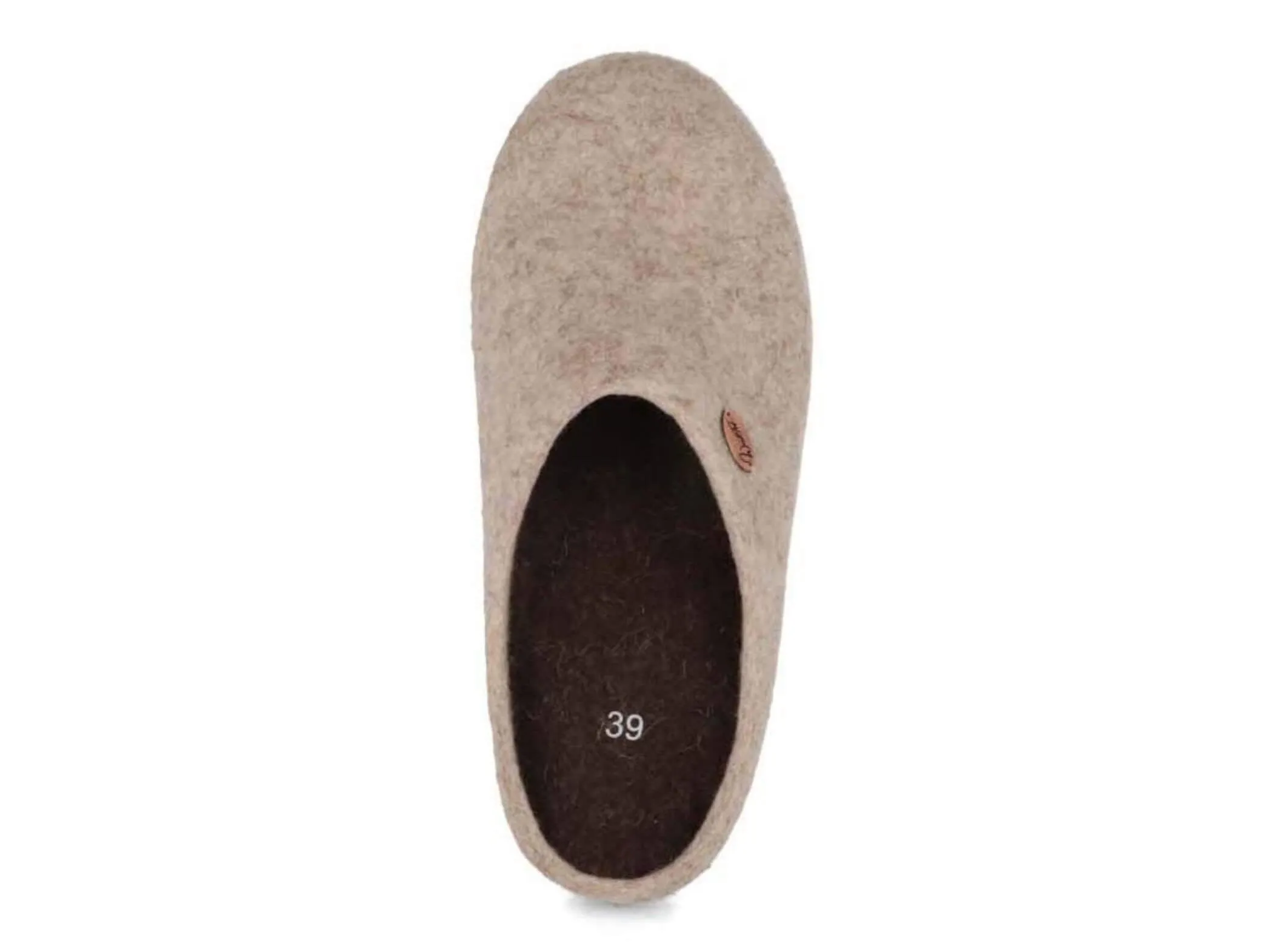 WoolFit Classic | Felt Slippers with Insoles & Rubber Sole