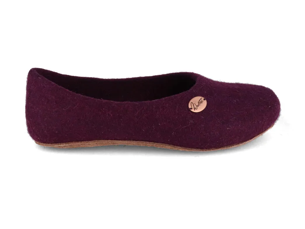WoolFit® Felt Ballerina Slippers with Insoles
